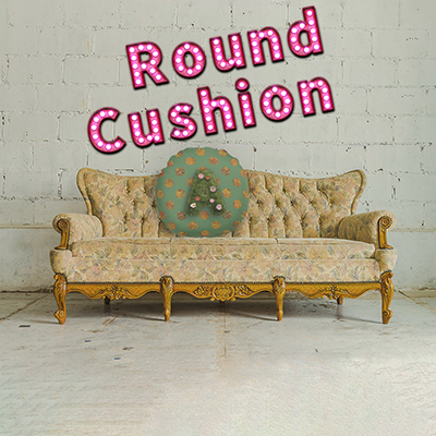 Garden Custom Polyester Round Cushion ラウンドクッション